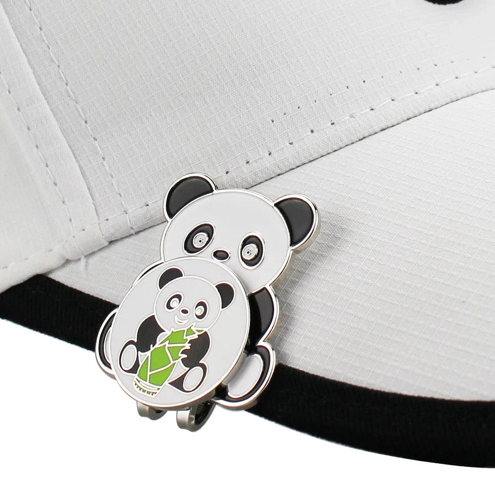 Back Nine Finds Ball marker Panda Mark Panda Golf Marker and Hat Clip
