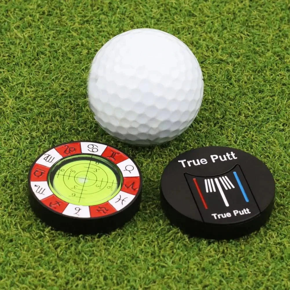 Back Nine Finds Green Reading Tool | High Precision Golf Putt Reader with Magnetic Ball Marker