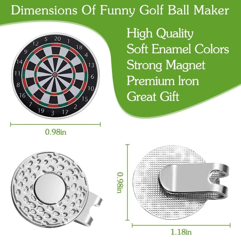 Back Nine Finds "This Is Fine" Dog and Other Memes funny Golf Ball Markers